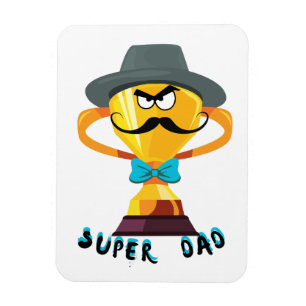 Super Dad vaderdag cadeau Magneet