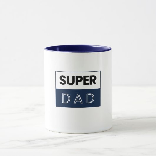 SUPER DAD Vaderdag Mok (Midden)