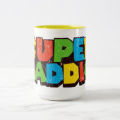 Super Daddie Fête des pères grande Mug pour Gamer  (Centre)