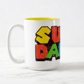 Super Daddie Fête des pères grande Mug pour Gamer  (Gauche)