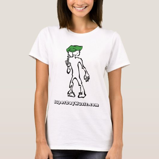 SUPER DAG Dames T-Shirt White (Voorkant)