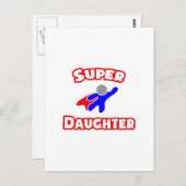 Super Daughter Briefkaart (Voorkant / Achterkant)