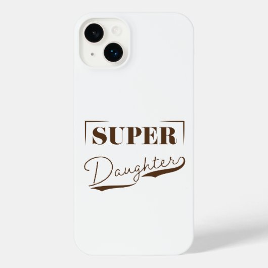 Super Daughter iPhone Hoesje (Achterkant)