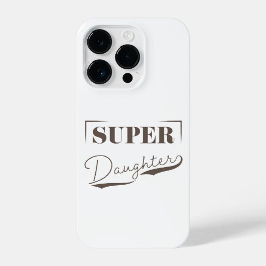 Super Daughter iPhone Hoesje (Achterkant)