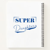 Super Daughter Notitieboek (Achterkant)