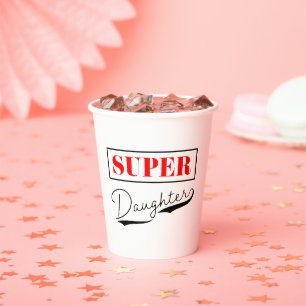 Super Daughter Papieren Bekers