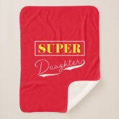 Super Daughter Sherpa Deken (Voorkant)
