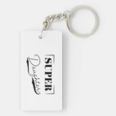 Super Daughter Sleutelhanger (achterkant)