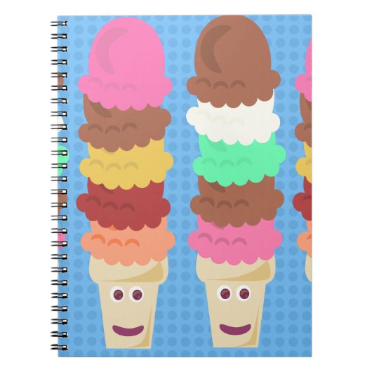 Super Decker Ice Cream Cons Notitieboek (Voorkant)