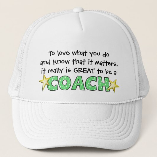 Super d'être un Casquette de COACH (Devant)