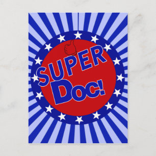 SUPER DOC - DOCTOR - PHYSICIAN BRIEFKAART