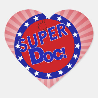SUPER DOC THUMBS UP ENCOURAGMENT HART STICKER