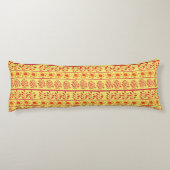 Super doux coussin jaune corps (Dos)
