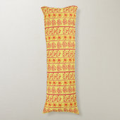 Super doux coussin jaune corps (Devant (Vertical))