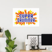 Super Drummer Poster (Thuiskantoor)
