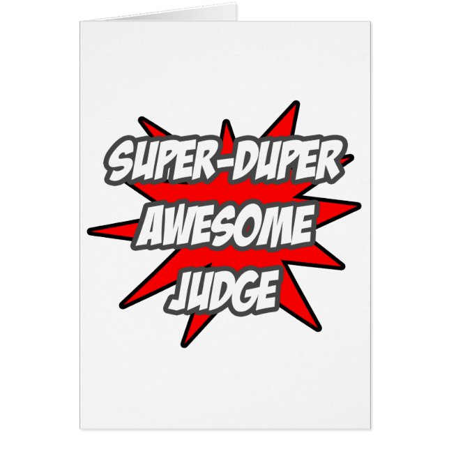 Super Duper Geweldige Judge (Voorkant)