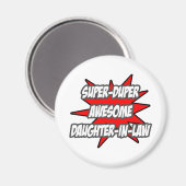 Super duper Geweldige schoondochter Magneet (Voorkant / Achterkant)