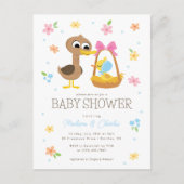 Super eenvoudig | 5 Little Ducks Boy Baby shower Briefkaart (Voorkant)