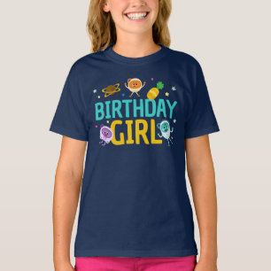 Super eenvoudig   Bumble Nums Space Verjaardagsmei T-shirt