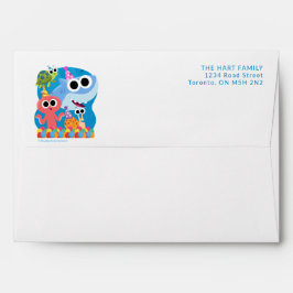 Super eenvoudig | Finny the Shark Confetti Verjaar Envelop