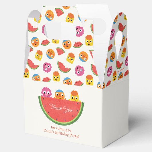 Super eenvoudig | Noodle & Pals Watermelon Party Bedankdoosjes (Geopend)