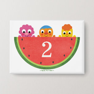 Super eenvoudig Noodle & Pals Watermelon Party Button