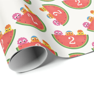 Super eenvoudig Noodle & Pals Watermelon Party Cadeaupapier