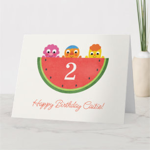 Super eenvoudig   Noodle & Pals Watermelon Party Kaart