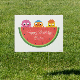 Super eenvoudig | Noodle & Pals Watermelon Party Tuinbord