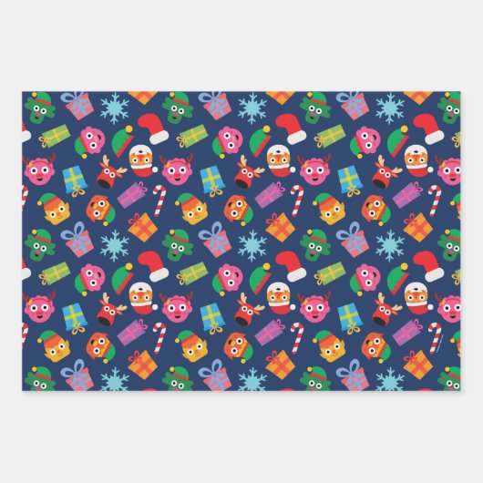 Super eenvoudige noedel en vrienden vakantie inpakpapier vel (Voorkant 2)