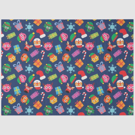 Super eenvoudige noedel en vrienden vakantie tissuepapier (Voorkant)