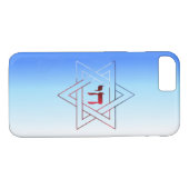 Super Elegant Star van David & Chai Case-Mate iPhone Case (Achterkant (Horizontaal))