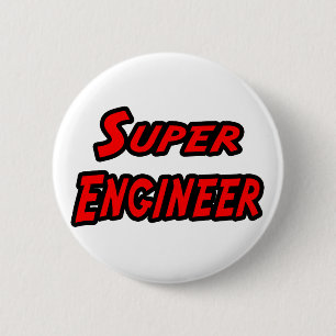Super Engineer Ronde Button 5,7 Cm