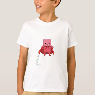Super Eraser Heldin Roze Cartoon Kinderen T-shirt