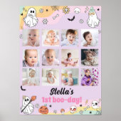 Super Fantôme Anniversaire Photo Jalon Poster (Devant)