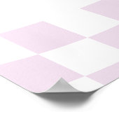 Super fille À damiers visage heureux | AFFICHE DE (Coin)