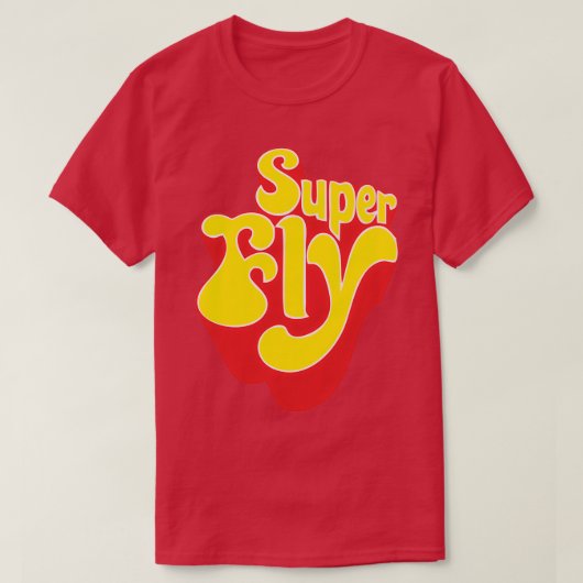 Super Fly Blaxploitation 1972 v10 T-shirt (Design voorkant)