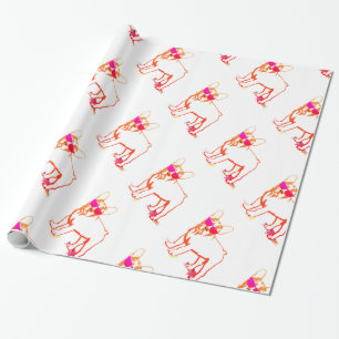 Super Franse Bulldog Cadeaupapier