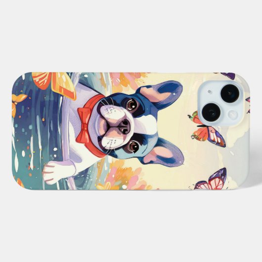 Super Frenchie Bulldog Case-Mate iPhone Case (Achterkant (horizontaal))