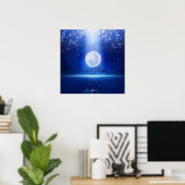 Super full-moon zee poster (Thuiskantoor)