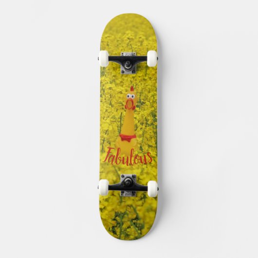 Super Fun Fabulous Chicken Skateboard! Skateboard (Voorkant)