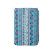 Super Fun Fish and Sailboat Pattern Badmat (Voorkant Verticaal)