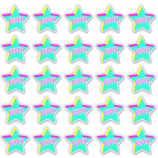 Super Fun Star Teacher Reward Commentaar Stickers (Voorkant)