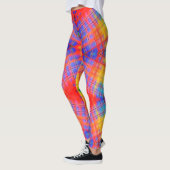 Super Funky Abstrait Arc-en-ciel Leggings (Gauche)