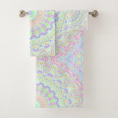 Super Funky Boho Hippie arc-en-ciel Abstrait Manda (En situation)