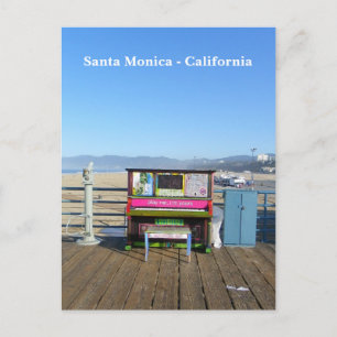 Super Funky Santa Monica Briefkaart! Briefkaart