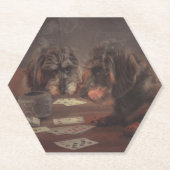 Super gaf teckel onderzetters (Voorkant)