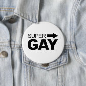Super Gay (2) Ronde Button 4,0 Cm (In situ)