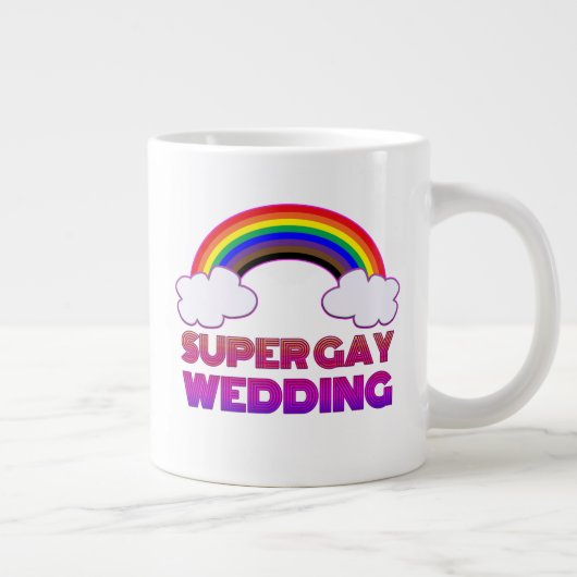 Super Gay Mariage Podcast Mug (Podcast Mug à droit (Droite)