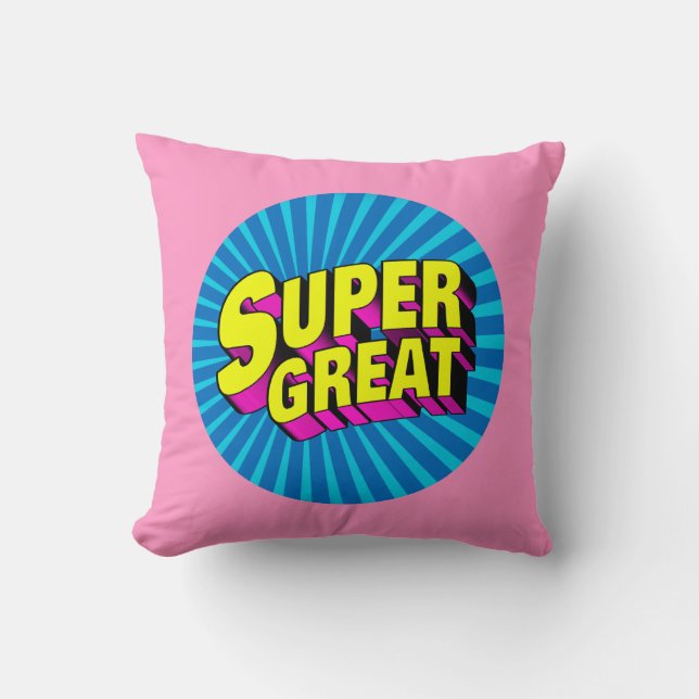 Super geweldig kussen (Voorkant)